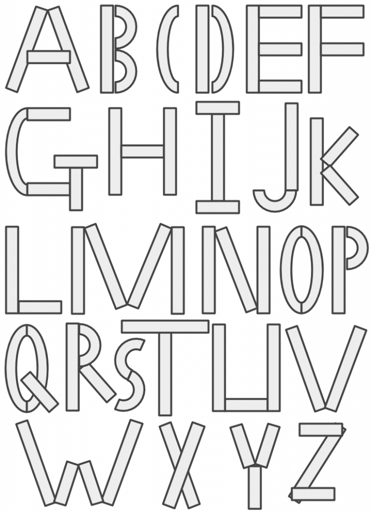 ABCs with Mat Man, Full Alphabet Depicted.